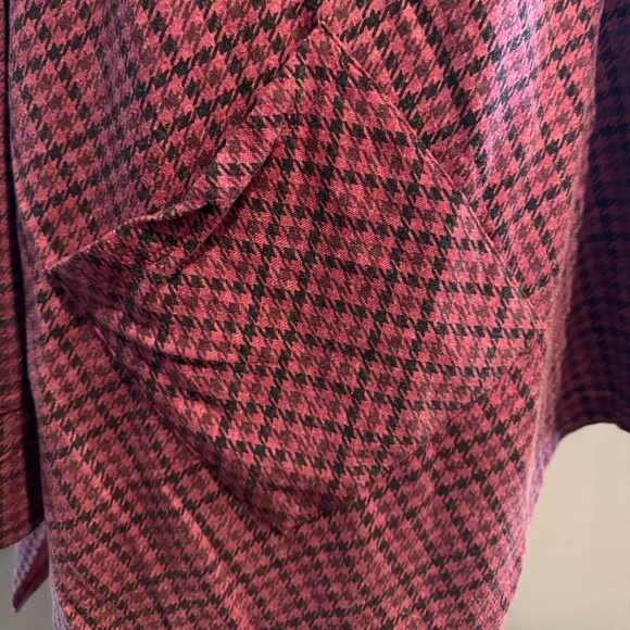 *GENTLY WORN* Cuddl Duds Women's Size 1X Houndstooth Cozy Cardigan - Picture 3 of 5